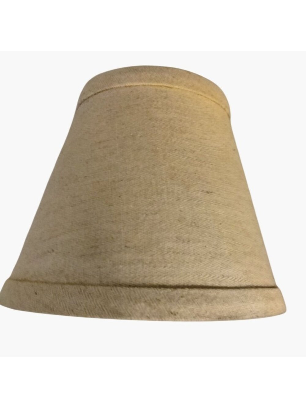 Small Lamp Shade Beige Fabric Replacement